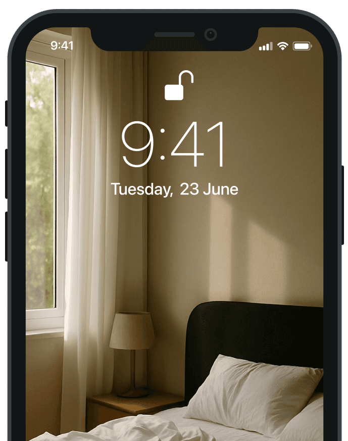 iPhone with a 'Why Bother' app notification